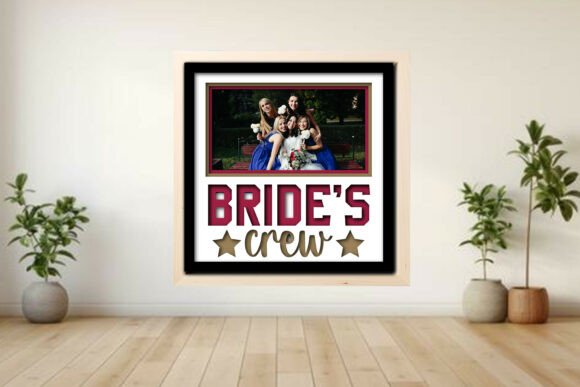 Bride’s Crew Photo Frame Shadow Graphics and Crafts Review