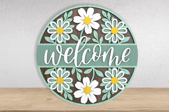 Daisy Welcome Sign Laser Cut File Review
