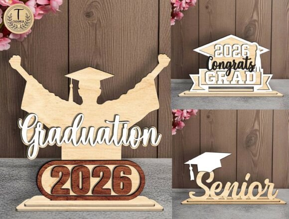 Graduation Laser Cut SVG Bundle 2026