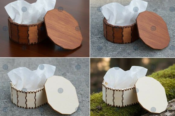 Laser Cut Round Angled Box SVG: A Versatile Graphic Design Asset for Content Creators