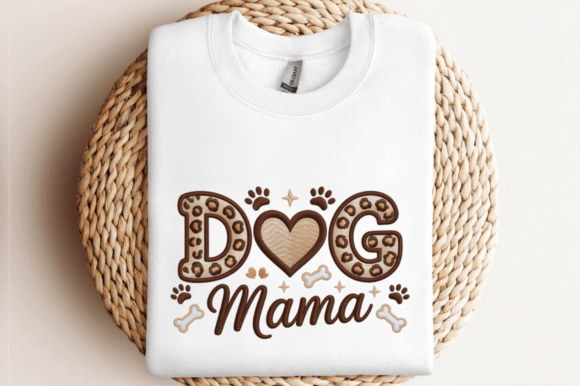 Leopard Dog Mama Png Yarn Dog Mom PNG Graphics Freebies