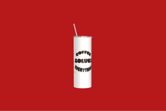 Retro Coffee Solves Everything SVG PNG Graphics and Crafts