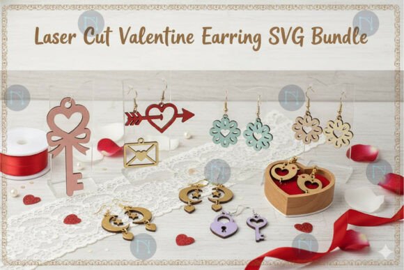 Review: Laser Cut Valentine Earring SVG Bundle