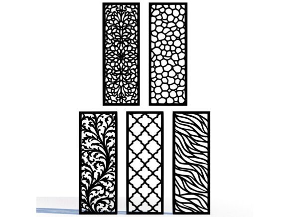 Wall Panel SVG STL Design Set for Graphics and Crafts